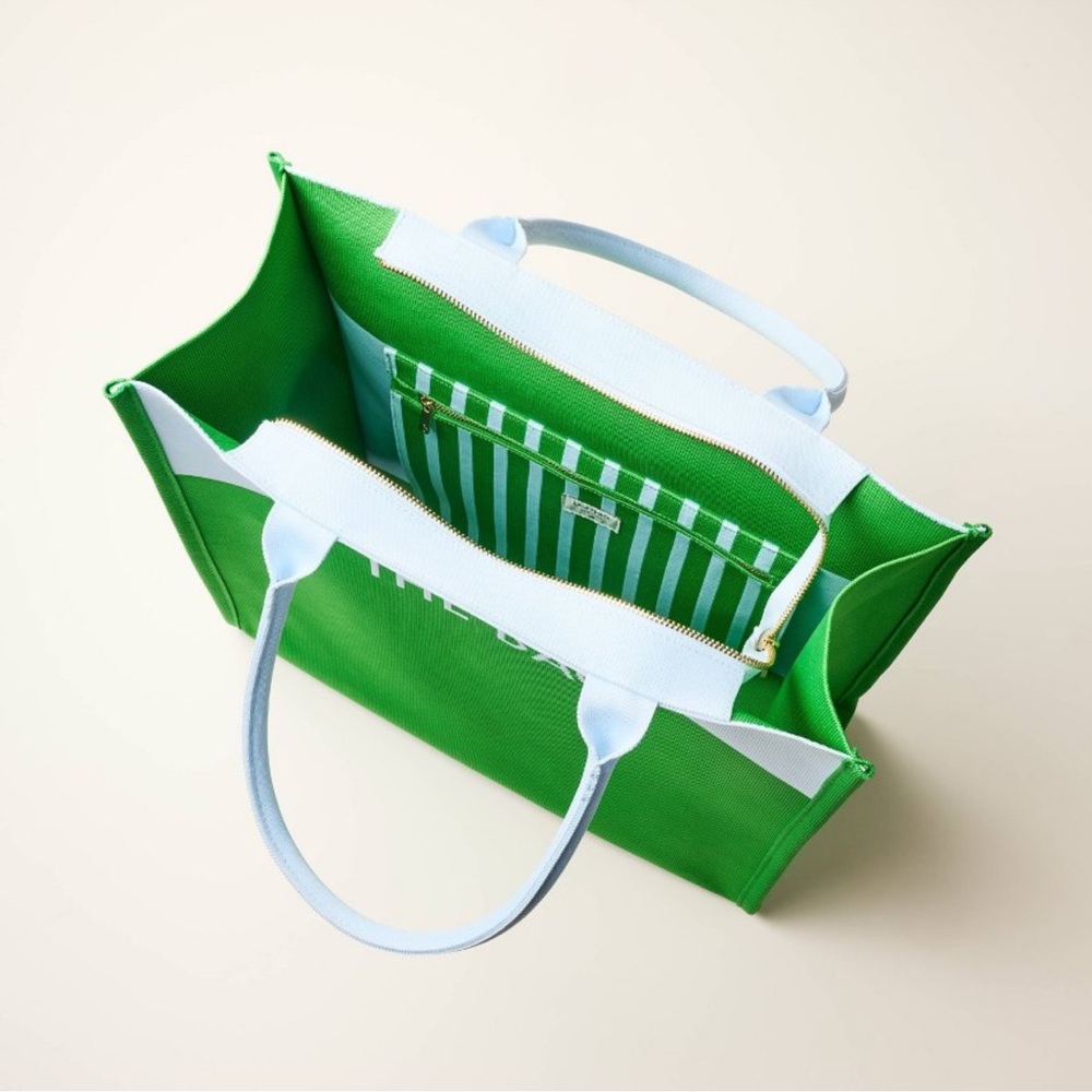 Colorblock Knit Tote Bag - kate spade new york x Target Green/Blue - Picture 3 of 5